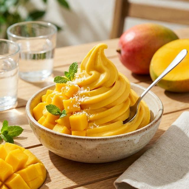 Frozen Yogurt Mangue Ninja Creami